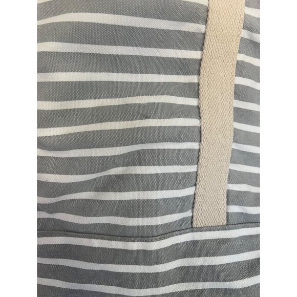 Know Supply Blue Striped Cotton Canvas Weekender Duffle Bag - Picture 3 of 10